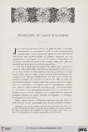 3. Pér. 34.1905: Promenade au Salon d'Automne