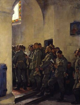 Karfreitag in einer französischen Kirche (Pinon)