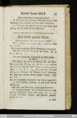 Das dritte Haupt-Stück.