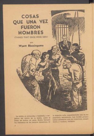 Cosas que una vez fueron hombres
