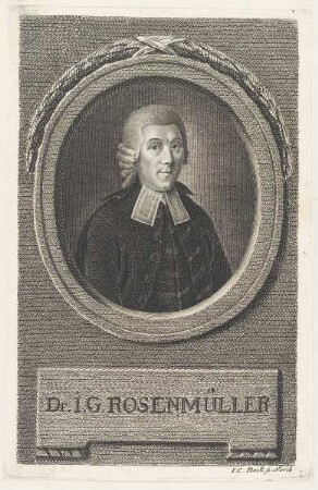 Bildnis des I. G. Rosenmüller