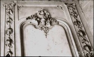 Berlin, Schloss Charlottenburg, Neuer Flügel, Schreibkammer, R. 355, Detail.