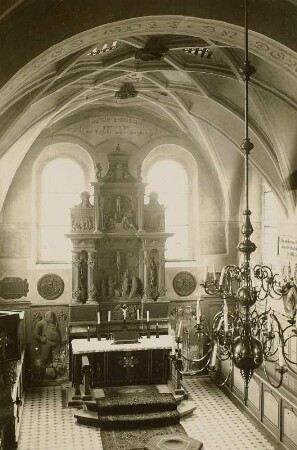 Zabeltitz. Kirche. Blick zum Altar