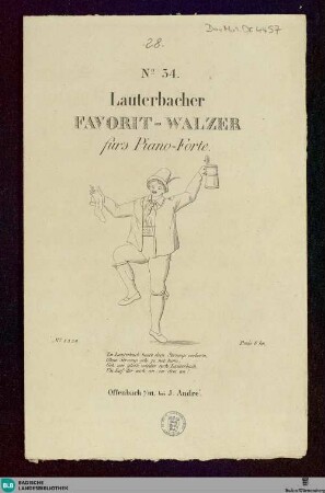 Lauterbacher Favorit-Walzer für's Piano-Forte : No. 34