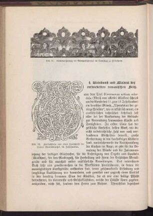4. Kleinkunst und Malerei des entwickelten romanischen Stils.