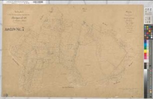 Hengsen (Holzwickede), Zusammenlegung Hengsen, Bl.1 Urkarte I Flur 1