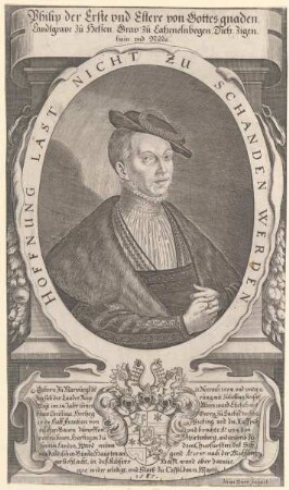Bildnis des Landgraf Philipp I. von Hessen