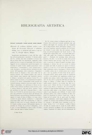 Bibliografia artistica