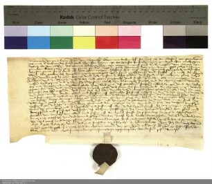 Revers Heinrichs von Praunheim genannt von Klettenberg bezüglich der Belehnung mit Gütern bei Praunheim und Eschersheim durch Johann [I. von Henneberg], Abt von Fulda