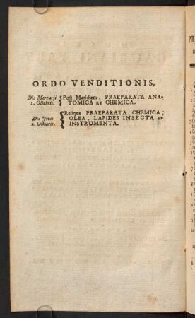 Ordo venditionis