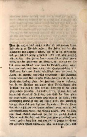 Vom Hausgottesdienste : Neue Ueberarbeitung besorgt von Abthl. II. der Gesellsch. für innere Mission nach dem Sinn der luther. Kirche