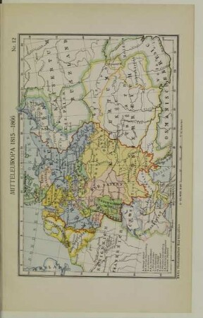 Mitteleuropa 1815-1866