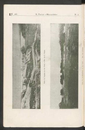 [Fotogravura do] Salto do Itapura no rio Tieté - Est. de S. Paulo
