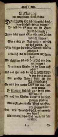 Erklärung der vorgestellten Sinn-Bilder.