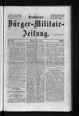 Officier-Wahlen im Bürger-Militair.