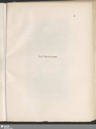 Zwei Deckelhumpen