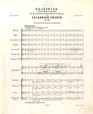 Friedrich Chopin's Werke, 12,[b]. Concerte und Concertstücke für das Pianoforte [Nr. 4 - 6]