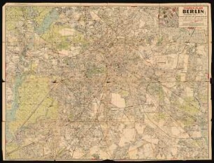Plan von Berlin: Stadtplan 1:25000