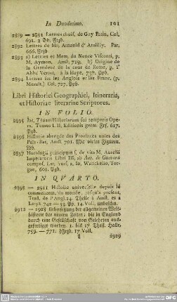 Libri Historici Geographici, Itineraria, et Historiae literariae Scriptores