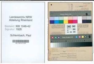 Entnazifizierung Paul Schlembach , geb. 12.01.1895 (Schlosser)