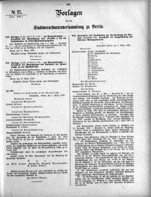 No. 27 (310-325), 27. März 1909