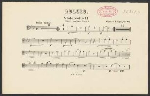 Violoncello II (statt zweites Horn)