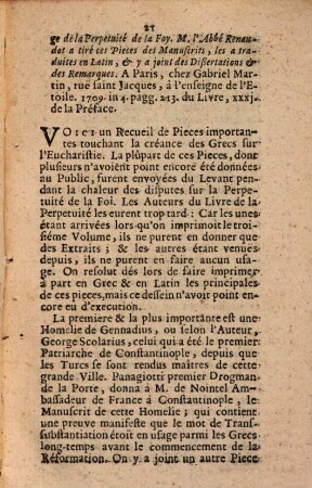 Extrait du supplement du Journal des Sçavans