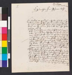 Brief von Werner, Friedrich Ludwig Zacharias an Goethe, Johann Wolfgang von