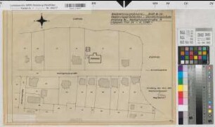 Arnsberg, Regierungshauptgebäude, Dienstvilla, Lageplan