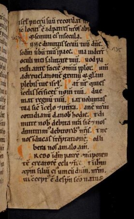 135r, Pater noster