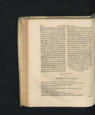 Caput V. De Potestate ferendi Leges.