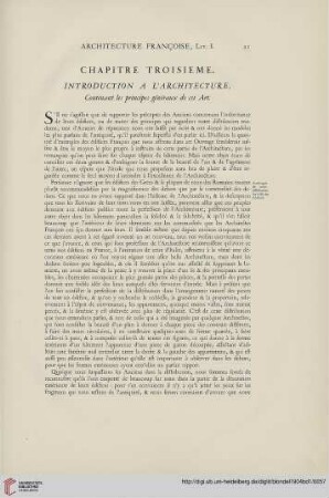 Chapitre troisieme