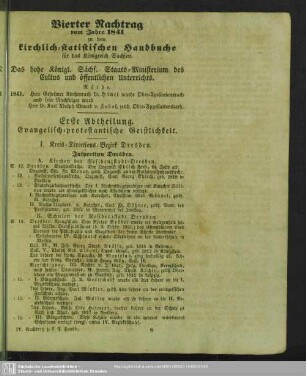 Vierter Nachtrag