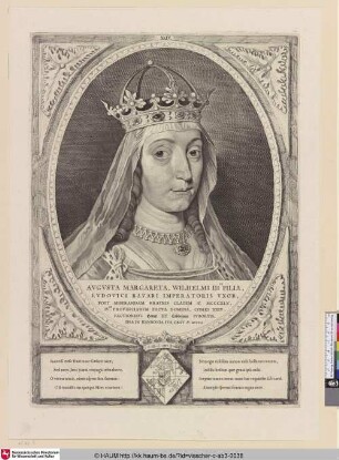 Augusta Margareta, Wilhelmi III Filia, Ludovici Bavari Imperatoris Uxor