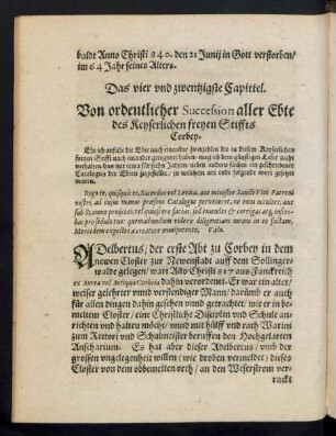 Das vier und zwentzigste Capittel.