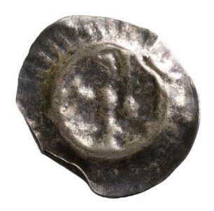 Münze, Hohlpfennig, 15.Jh.
