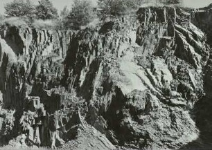 Grethen, Quarzporphyr, Steinbruch am Kleinen Spitzberg