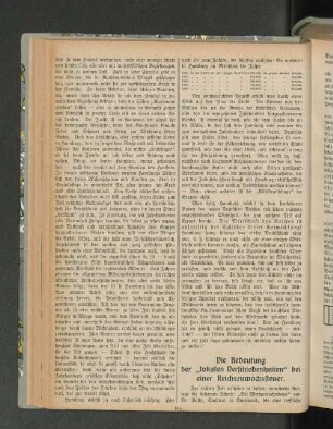 Die Bedeutung der "lokalen Verschiedenheiten" bei einer Reichszuwachssteuer.