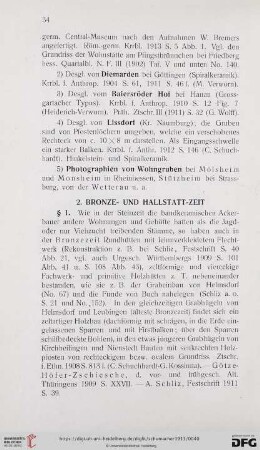 2. Bronze- und Hallstatt-Zeit (Nr. 67 - 71)
