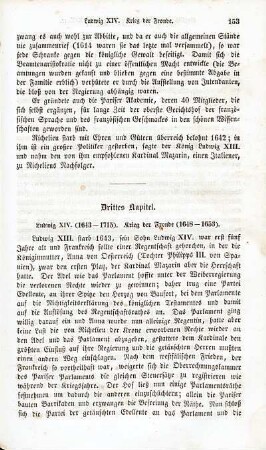 Drittes Kapitel. Ludwig XIV. (1643 - 1715). Krieg der Fronde (1648 - 1653)