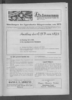 Ausflug des EBV von 1875