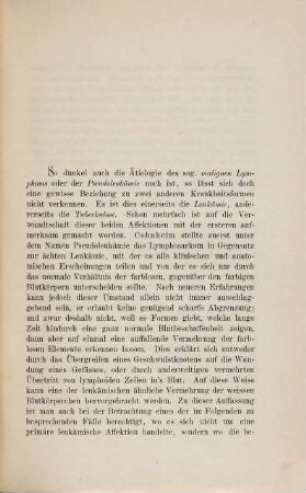 Über das maligne Lymphom (sog. Pseudoleukämie) mit besonderer Berücksichtigung auf die Kombination mit Tuberkulose : Inaug.-Diss.