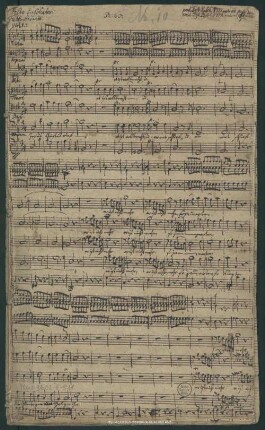 Jesus Christus rief es ist vollbracht - Mus.3602-E-511 - Mus.3602-E-511a : (4), Coro, orch