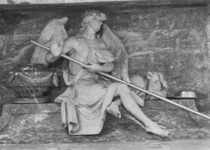 Rochusaltar — Trauernder Engel am Grabe