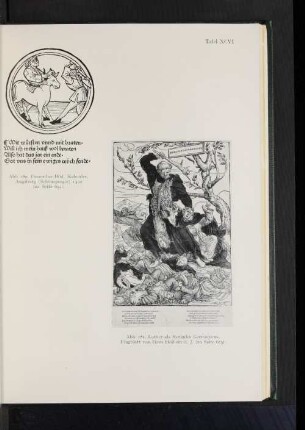 Abb. 181. Luther als Herkules Germanicus, Flugblatt von Hans Holbein d. J. (zu Seite 653).