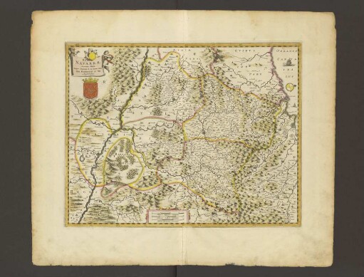 Regni Navarrae Accurata Tabula
