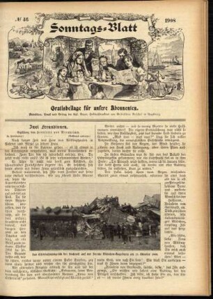 Ausgabe vom Sonntag, den 15. November 1908.