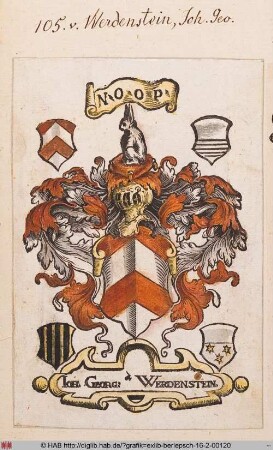 Wappen des Johannes Georg Werdenstein