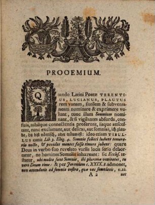 Diss. inaug. med. de insomniorum influxu in sanitatem et morbos, Was Träume zur Gesundheit und Kranckheit beytragen?