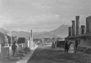 Pompeji, Ansicht des Forum civile